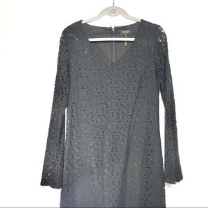 Laundry by Shelli Segal Black Lace Dress | Sz 8